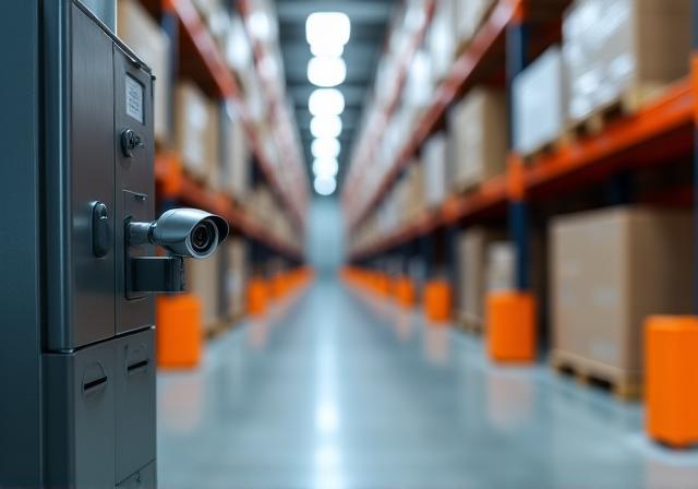 High security warehouse facility storage